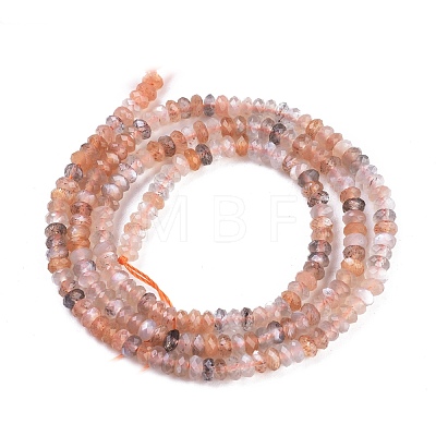 Natural Multi-Moonstone Beads Strands G-R475-002A-1