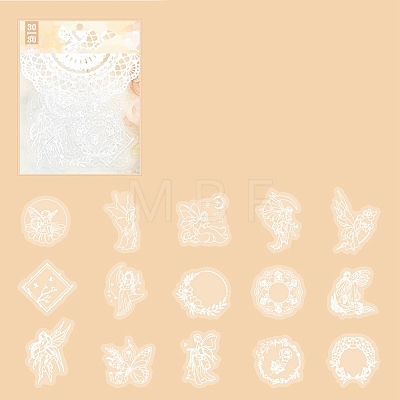 15 Patterns Translucent Parchment Paper Scrapbook Paper Pads DIY-H170-01C-1