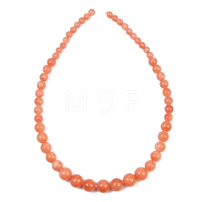 Natural Mashan Jade Graduated Beads Strands GG-CBA2AE1-A08-Q-1