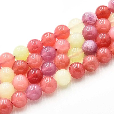 Natural Quartz Beads Strands G-N355-8mm-25-1
