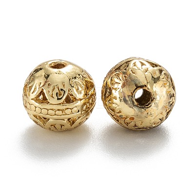 Alloy Hollow Beads PALLOY-P238-08G-RS-1