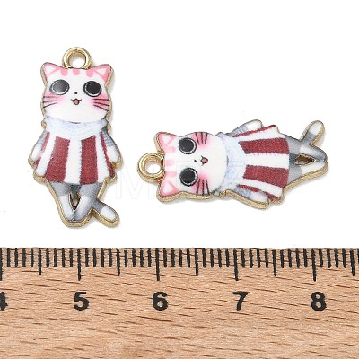 Printed Alloy Pendants ENAM-K076-36G-06-1