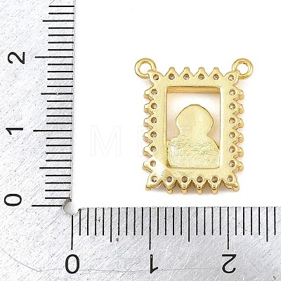 Brass Micro Pave Clear Cubic Zirconia Pendants KK-CBA6A75-48A-G-1