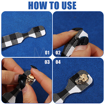 50Pcs Skull Alloy Rivets FIND-CA0011-72A-G-1