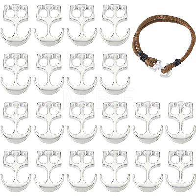 20Pcs Zinc Alloy Hook Clasps FIND-FH0017-96-1