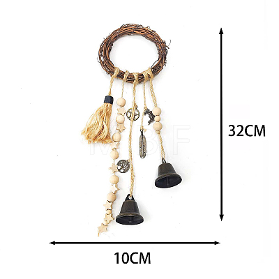 Witch Bell Protection Wind Chime WICH-PW0003-01-1