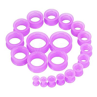 10 Pairs Silicone Ear Gauges WGCF9F6-22-1