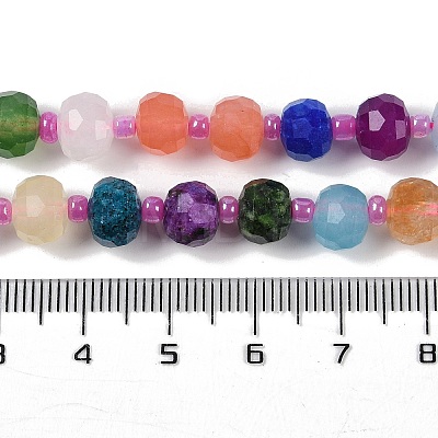 Natural Mixed Gemstone Beads Strands G-H057-A15-01-1