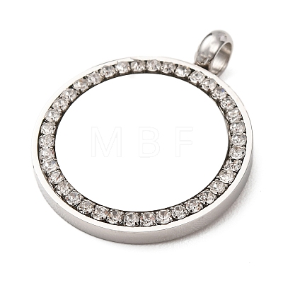 304 Stainless Steel Pendants STAS-F362-02P-1
