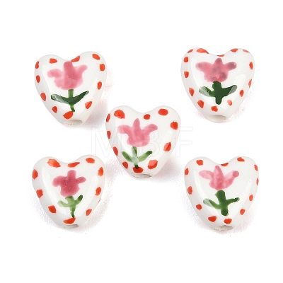 Handmade Porcelain Beads PORC-B007-02E-1