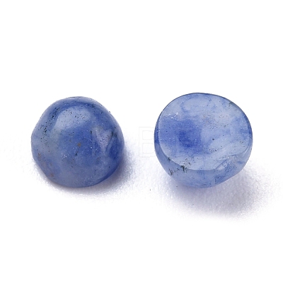 Natural Blue Spot Jasper Cabochons G-P393-R64-4MM-1