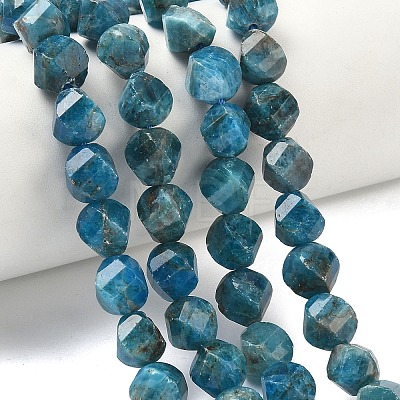 Natural Apatite Beads Strands G-C267-B08-1