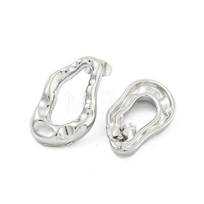 Non-Tarnish Twist 304 Stainless Steel Ear Studs EJEW-L290-002P-1