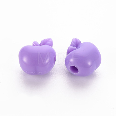 Opaque Acrylic Beads TACR-S154-43D-1