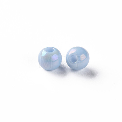 Opaque Acrylic Beads MACR-S370-D6mm-SS2113-1