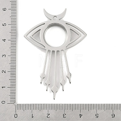 304 Stainless Stee Locket Big Pendants STAS-S132-12P-01-1