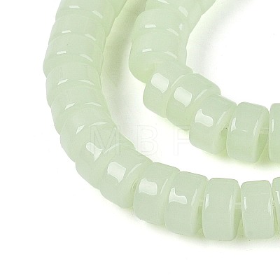 Imitation Jade Glass Beads Strands GLAA-N026-3x6mm-J03-1