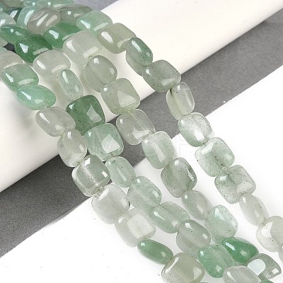 Natural Green Aventurine Beads Strands G-M435-A12-01-1