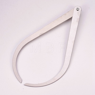 Profession Bent-leg Stainless Steel Caliper Clay Sculpture Ceramic Measuring Pottery Tools TOOL-WH0045-04D-1