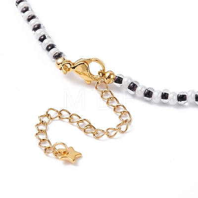 Star & Moon Pendant Necklaces Set for Teen Girl Women NJEW-JN03738-01-1