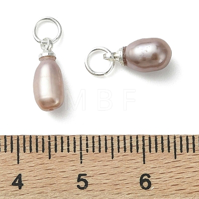 Natural Cultured Freshwater Pearl Pendants PALLOY-JF05301-02-1