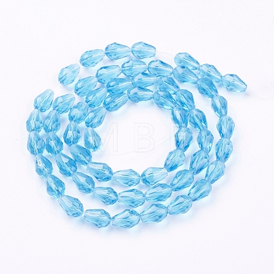 Glass Beads Strands X-GLAA-R024-11x8mm-7-1