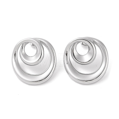 Non-Tarnish 304 Stainless Steel Stud Earrings for Women EJEW-S227-28P-1