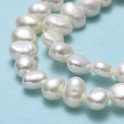 Natural Cultured Freshwater Pearl Beads Strands PEAR-A005-05C-01-1