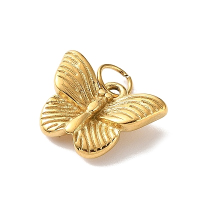 304 Stainless Steel Charms STAS-A152-02F-G-1