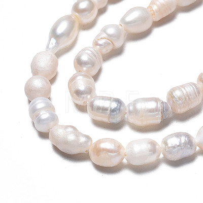 Natural Cultured Freshwater Pearl Beads Strands PEAR-N012-05C-1