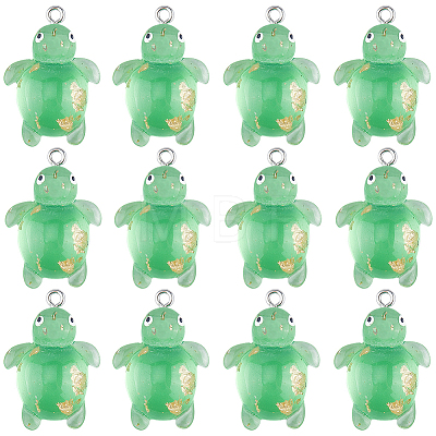 SUNNYCLUE 30Pcs Transparent Resin Pendants RESI-SC0002-72-1