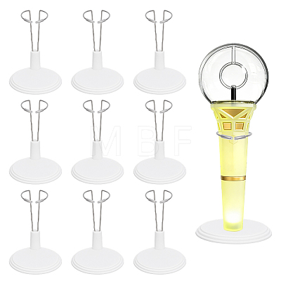 Mini Plastic & Metal Doll Display Stand AJEW-WH0696-631B-1