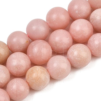 Natural Pink Opal Beads Strands G-G772-02-B-1