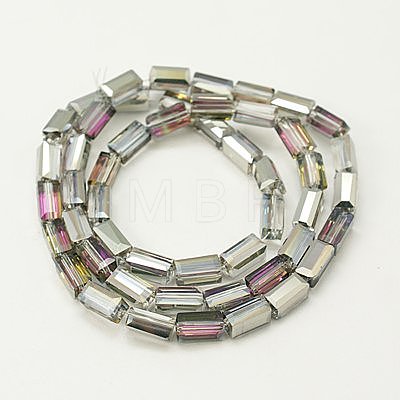 Electroplate Glass Beads EGLA-J023-8x4mm-03-1