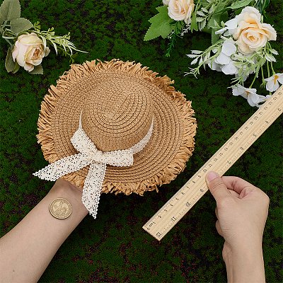 Straw Hat for Dolls DOLL-WH0002-42B-1