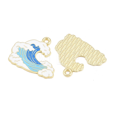 Alloy Enamel Pendants FIND-E057-01F-1