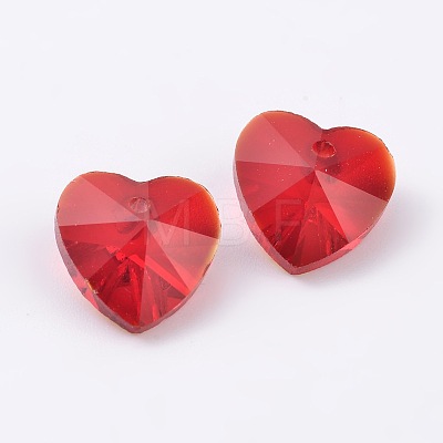 Romantic Valentines Ideas Glass Charms X-G030V10mm-09-1