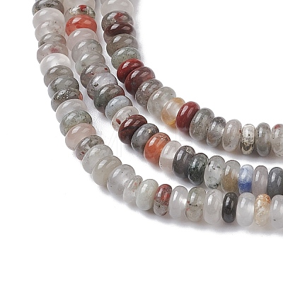 Natural African Bloodstone Beads Strands G-H292-A15-02-1