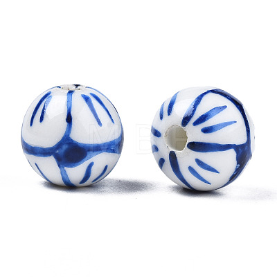 Handmade Porcelain Beads PORC-Q212-12mm-1-1