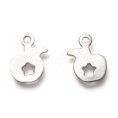 201 Stainless Steel Charms STAS-C017-20P-1