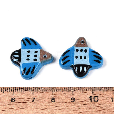 Printed Opaque Resin Beads RESI-N043-24C-1