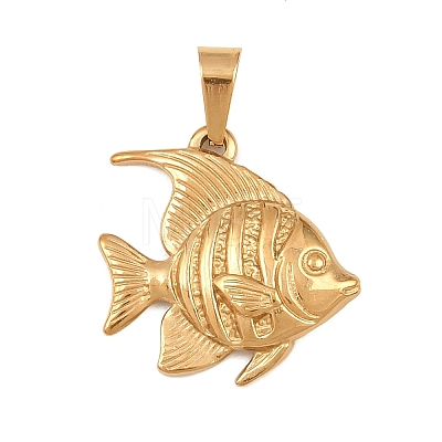 Ion Plating(IP) 304 Stainless Steel Pendants STAS-B141-03F-G-1