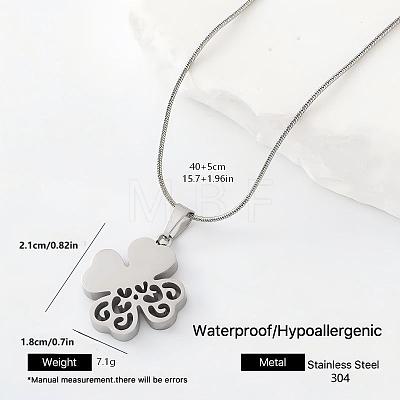 304 Stainless Steel Pendant Necklaces YX4815-2-1