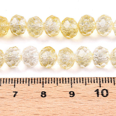 Transparent Glass Beads Strands GLAA-T023-4mm-A17-1