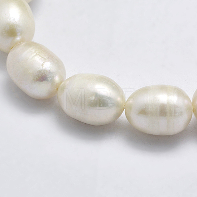 Natural Cultured Freshwater Pearl Beads Strands PEAR-F007-67-01-1