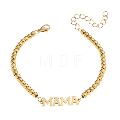 Mother's Day 304 Stainless Steel Link Bracelets WG01C4C-02-1