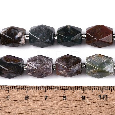 Natural Indian Agate Beads Strands G-Q608-11B-1
