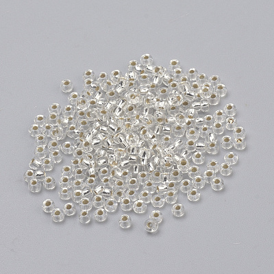 6/0 Grade A Round Glass Seed Beads X-SEED-A022-F6-34-1