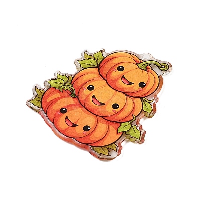 Halloween Theme Opaque Acrylic Pendants SACR-S034-01A-1