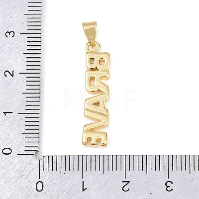 Brass Pendants KK-C162-054B-G-1